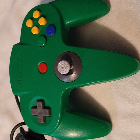 Nintendo 64 Video Game Controller Original Green - Picture 2 of 6